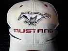 Vintage Official Oem Ford Mustang Embroidered Hat Black Tan Red Brand New
