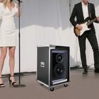 Portable Rolling Network Data Rack19in Server Rack Open Frame 16u 4post W caster