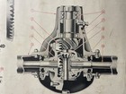 Vintage Gm Rear Axle Assembly Educational Poster Detroit Michigan Original