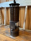 Antique Wolf Safety Lamp Company Of America  Inc   Brass Miners Lantern