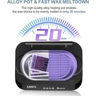 Karite Paraffin Wax Bath 4500ml W  Auto Open Lid 8 Wax Refills Hands   Feet Spa