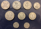 Lot 9 Various Silver   Coins Florin 1   2 Shillings 5   10 Escudos Lira Sixpence