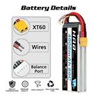 2pcs 14 8v 4s Lipo Battery 4000mah Xt60 For Rc Helicopter Boat Car Truck