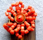 Japanese Kanzashi Geisha Hair Pin Coral Beads -  No Us Import Fees