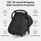 Metplus Winter Car Seat Cover Baby waterproof Carseat Covers Baby Boy Girl breat