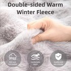 Dog Crate Pad 48inch Plush Super Soft Large Dog Bed Kennel Pad Cozy Sleeping Mat