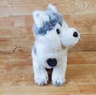 Dan Dee Collector s Choice Husky Puppy Dog 11  Plush Stuffed Animal Medallion