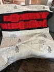 Throw Quilt Reversible Merry Christmas Headline News Of Great Joy