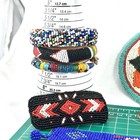 Vtg Native American Hand Beaded Mixed Lot Bracelets  Necklaces  Patches  etc