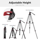 Neewer 200 Cm Camera Tripod Support With Fluid Drag Head 360  