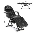 Black Massage Table Facial Lash Bed Beauty Salon Tattoo Spa Chair W storage Box