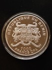2016 Benin 1000 Francs Nature Protection Lion Fauna Silver Proof-like Coin 1oz