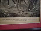 Framed Print   the Last Meeting  Robert E Lee  Stonewall Jackson  Matte  Vgc