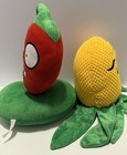 Plants Vs Zombies Pvz Linxin Kernel Pult And Jalapeno Plush Mediume Size 2011
