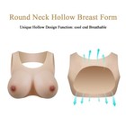 Silicone Breast Forms Back Hollow Simulation Fake Boobs Crossdresser Drag Queen