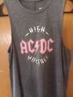 Acdc High Voltage Graphic Tank Top Sleeveless Band Tee Rock Music Small