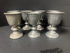 Set Of 7 Vintage Wilton Armetale Pewter Goblets  Ren Fest  Renaissance Festival