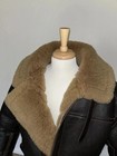 B3 Raf Us Nav Mens Bomber Flying Aviator Fur Irvin Real Shearling Leather Jacket