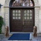 2 Tall Guardian Lion Set Garden Sculpture Yard Statue Bronze Mgo Outdoor Patio