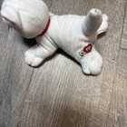 Vtg Tonka Pound Pur-r-ries Kitty Cat White Plush Stuffed Animal With Gray Strips