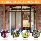 45-degree Angle Bracket For 2x4 Post actual 1 5  x3 5     Heavy Duty Connecto   