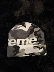 Supreme Gray Camo Camouflage Knit Beanie Hat One Size Unisex Adults
