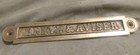 Antique Cast Brass Mourning Funeral Breve   Advisor Door Mail Slot   9 25x1 5 