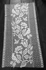Vintage Filet Lace Panels - Birds  Flowers  Heart  Victorian House