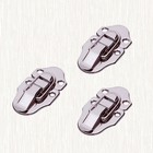  3 Pcs Guitar Box Lock Buckle Case Locks Metal Clasps For Bag Latches Hook