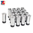 17pc 1 16 - 1-1 16  5c Round Collet Set By 16th Harden High Precision 0006  Tir