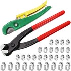 Pex Pipe Clamp Cinch Tool Ear Clamp Pliers And Pipe Cutter For 1 8 -1 1 4  Tube