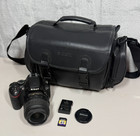 Nikon D5100 16 2mp Dslr Camera W  18-55mm F 3 5-5 6 Vr Lens Bundle With Bag