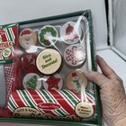Melissa   Doug Slice And Bake Wooden Christmas Cookie Play Food Toy Set New