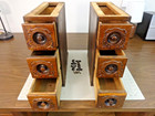 6 Ornate  Oak  Drawers And Frames  From Singer Treadle Sewing Machine