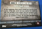 2017 Topps The Walking Dead Season 6 - Ties That Bind - Rick Grimes carl Grimes