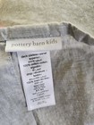 Pottery Barn Kids Baby Crib Skirt Belgian Flax Linen 16  Drop   Gray