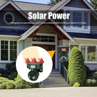 Solar Ultrasonic Bird Repeller ip65 Motion Activated For Pigeon woodpecker goose