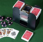 Automatic Playing Card Shuffler Battery Operated 6 Deck Dispenser Poker Games