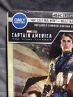 Captain America The First Avenger Steelbook 4k Ultra Hd   Blu-ray   Digital Le
