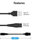 Umickoo Facial Cleansing Brush Charger Cord Replacement Usb Charging Cable
