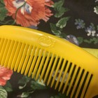 Vintage 1970 Goody Super Comb Purse Size Unbreakable Yellow Plastic Usa