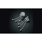 Womens 925 Ss Tree Of Life Drop Dangle Earrings