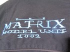 The Matrix 2002 Crew Jacket     Model Unit     Sentinel Logo     Production Staff Rare