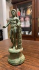 Vintage Bronze Classical Male Statue Greco Roman Sculpture Art Patina Decor