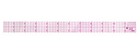  8ths 12-inch Beveled Transparent Ruler    12 Inches  single  B-60