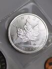 2020 1 Oz Silver Canadian Maple Leaf  9999 Fine  5 Coin