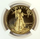 1986-w  50 Proof American Gold Eagle 1 Oz Gold Coin Pf70uc Ngc - Castle