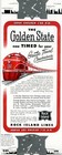 1950 Rock Island Lines Vintage Magazine Print Ad Golden State Railroad Train