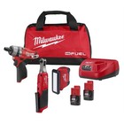 Milwaukee 2401-23b M12 Fuel 3 Piece Combo Kit  Brand New W warranty 
