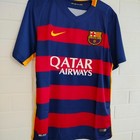 Lionel Messi Hand-signed 2015 16 Fc Barcelona Home Jersey With Coa Leo Auto